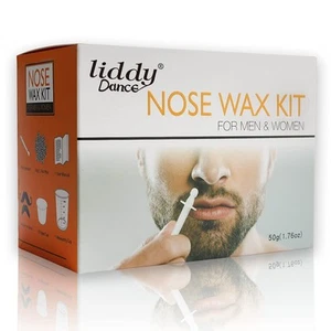 Nose Hair Removal - Wax Kit for Men and Women with 50g, 20 Applicators, 10... - Picture 1 of 7