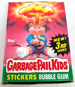 EMPTY BOX 1986 Topps Garbage Pail Kids Original Series 3 OS3 Green BOX ONLY - Picture 1 of 5