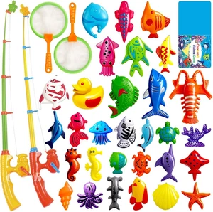 Cozybomb™ Magnetisches Angelspielzeug Spielset für Kinder | Wassertisch Badewanne Kiddie - Bild 1 von 12