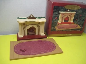 1993 Hallmark Flickering Light Fireplace Working 1:25 Scale - Picture 1 of 24