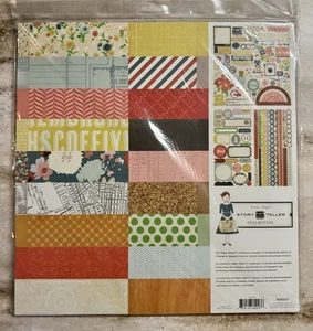 Kistenpapier *GESCHICHTENERZÄHLER - PAPIERHERZ* 12x12 Papiersammlung Set KOMPLETT - Bild 1 von 5