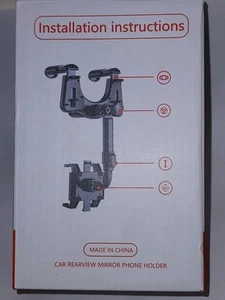 Handyhalterung 360 Frei Rotation Modell ZJ099 Auto Rückspiegel Handyhalterung - Bild 1 von 1