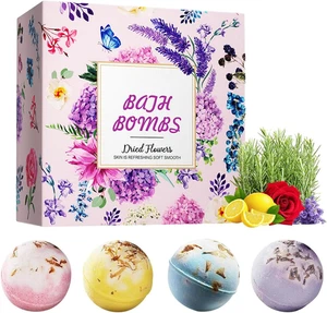 Badebomben , Badekugeln mit natürliche Düfte, Duschbomben Adventskalender Damen  - Bild 1 von 7