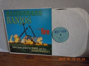 HOMER & THE BARNSTORMERS Vinyl lp...BLUEGRASS BANJOS...SOMERSET...VG++/VG++..'64 - Picture 1 of 2