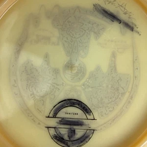 Dynamic Discs Lucid Trespass 158g Disc Golf Distance Driver Yellow Purple - Picture 1 of 4