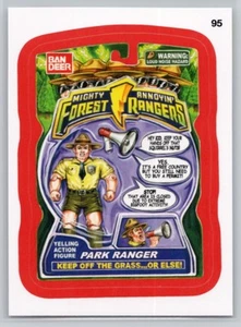2015 Topps Wacky Packages #95 Mighty Molesto Forest Rangers Red Border - Imagen 1 de 2