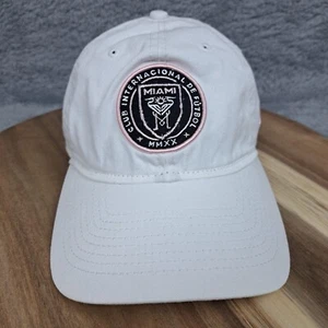 Inter Miami CF Hat Cap Strap Back White Club Internacional Futbol Soccer Messi - Picture 1 of 11
