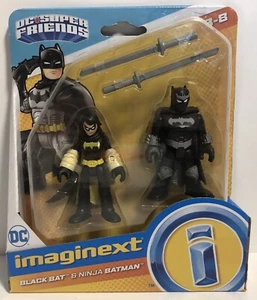 Imaginext DC Super Friends Black Bat & Ninja Batman (2018) Nuevo En Caja, Envío Gratis - Imagen 1 de 7