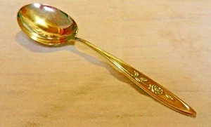 Oneida Community Stainless My Rose Serving Casserole spoon 9 " Used - Picture 1 of 3