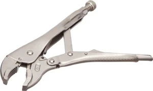 Locking Mole Grips Vice Pliers Adjustable 10" Curved Jaw Plier 250mm Plumbing UK - Picture 1 of 12