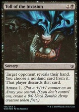 Toll of the Invasion Foil | NM/M | was of the Spark | Magic MTG