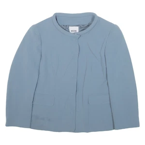 MOSCHINO CHEAP AND CHIC Womens Blazer Jacket Blue UK 8 - Picture 1 of 6