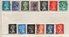 Wielka Brytania 1975-1990 Elżbieta II Machin patrz zdjęcie 13 znaczków stemplowane UK używane