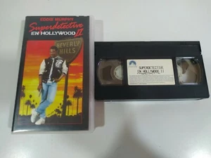 Superdetective en Hollywood II Eddie Murphy - VHS Cinta Español - Imagen 1 de 3