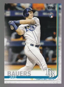 2019 Topps #311 JAKE BAUERS RC Tampa Bay Rays ROOKIE CARD - Picture 1 of 2