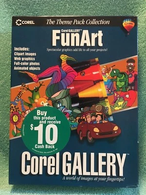 Corel Gallery FunArt PC CD clip art, web graphics, photos and more (New) - Image 1 of 4