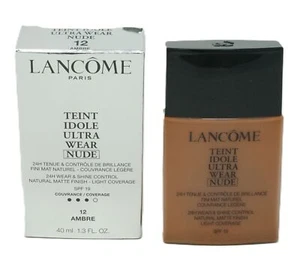 Lancome Teint Idole Ultra Wear Nude SPF19 Coverage Foundation 40ml  Ambre 12 - Picture 1 of 1