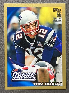 2010 Topps Tom Brady 30 Gold - NM - New England Patriots 1884/2010 - Picture 1 of 7