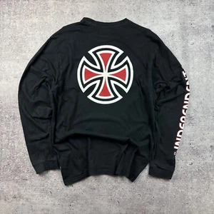 Independiente Manga Larga Negro Talla Grande - Imagen 1 de 6