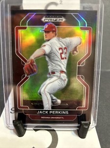 2022 Panini Prizm Draft Picks Jack Perkins Black Prizm Indiana University