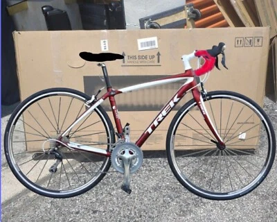 Bicicleta de carretera Trek Lexa SLX 53 cm de carreras Shimano, Bontrager SATINADO rojo y blanco  Foto 1 de 4