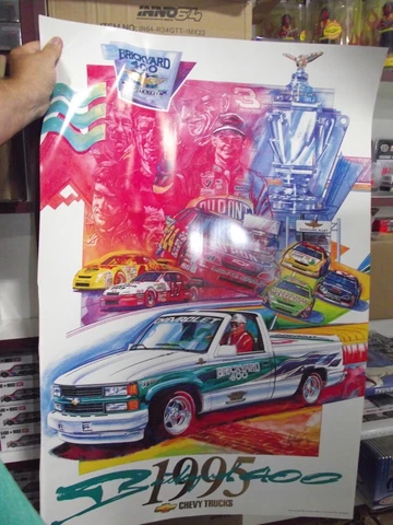 Original Brickyard 400 1995 Poster approx 36X24 in new Cover