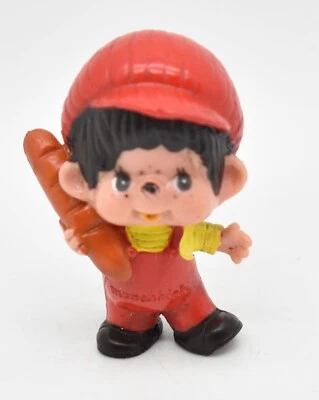 Boneco Monchhichi Mini Bread Boy Loose 2" PVC Mattel 1981 - Imagem 1 de 2