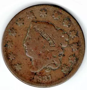1831 CORONETTA GRANDE CENTESIMO in BUONE condizioni ~ VEDI LA SCANSIONE pz 87 - Foto 1 di 5