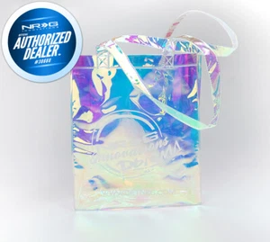 NEW NRG AND PRISMA LOGO CLEAR IRIDESCENT PVC TOTE BAG - Picture 1 of 3