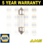 Fits Ford Vauxhall Nissan 10x Interior Number Plate Light Bulbs 264 12V 10W NAPA