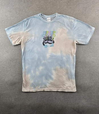Ripndip Shirt Mens Large Blue Tie Dye Graphic Cat Hands Streetwear Skater Tee - Image 1 of 4