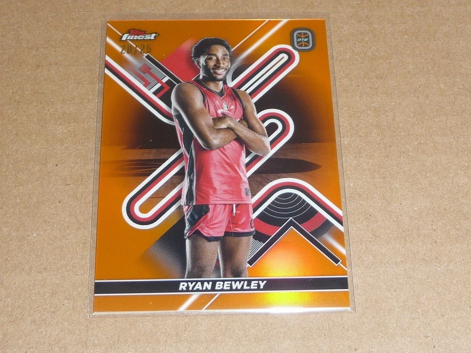 2022/23 Topps Finest OTE RYAN BEWLEY ORANGE REFRACTOR /25 K4155 - Image 1 of 1