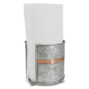 Autumn Alley Farmhouse Galvanized Kitchen Paper Towel Holder -Farmhouse Decor - Picture 1 of 6