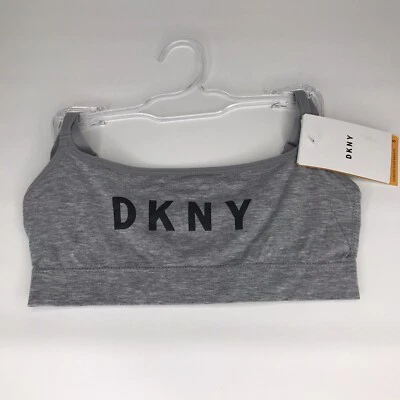Bralette DKNY Mujer S Gris Sin Costuras Correas Ajustables Todo el Día Comodidad Nuevo con Etiquetas Foto 1 de 4