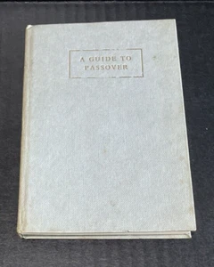 A Guide To Passover By Isaac Levy Hard Cover Second Impression 1960 - Picture 1 of 7