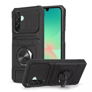 Custodia per Samsung Galaxy A16 5G supporto carta di credito antiurto con vetro temperato - Foto 1 di 30