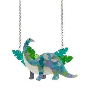 ERSTWILDER NECKLACE I'LL BE BRACH - JURASSIC DINOSAUR. NIB. - Picture 1 of 3