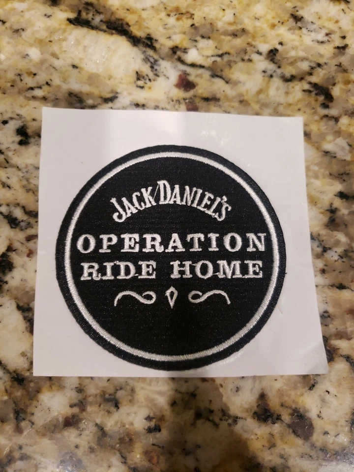 NEW Jack Daniel's Operation Ride Home Motorcycle 3" Patch Tennessee Whiskey - Image 1 of 1