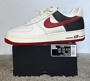 Size 11M- Nike Air Force 1 '07 PRM Low Chicago Summit White Gym Red FQ8743-121