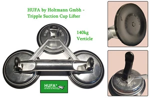 Holtmann Dreifach Glasheber 3 Saugnapf Saugnapf Dellenabzieher - 155kg 2PC SET - Bild 1 von 2