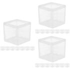  24 Pcs Candy Boxes Clear Acrylic Boxes Square Cubes Clear Candy Boxes Tiny