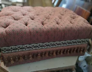 Decorator Print Footstool / Ottoman (FS-112) - Picture 1 of 7