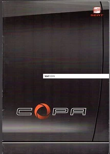 Seat Copa Limited Editions 2011 UK Market Sales Brochure Ibiza Leon - Picture 1 of 2