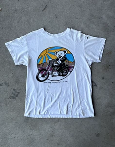 Vintage 80s Grateful dead shirt Where the water tastes like wine Distressed L - Picture 1 of 9