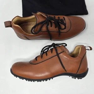 WESTEES SHELLEY WEST GLAMOUR GIRL COLLECTION BRAUNE LEDER-GOLFSCHUHE DAMEN 7,5 - Bild 1 von 8