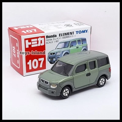 TOMICA 107 HONDA ELEMENT 1/60 TOMY Diecast Car New Green ( A ) - Image 1 of 4