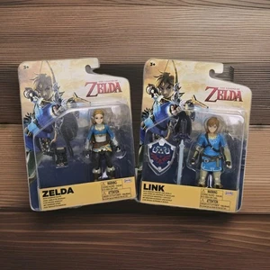 Legend of Zelda Link y Princesa Zelda - Jakks Pacific - Juego de dos figuras - Imagen 1 de 5