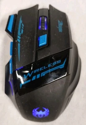 ZELOTES F-14 Gaming Mouse F14 USB 2.4G Hz Wireless 2400 DPI 7 - Image 1 of 4