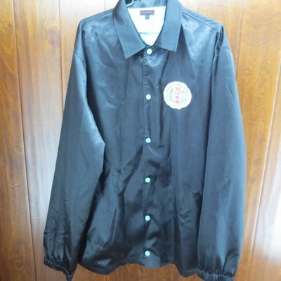 Jaqueta Masculina Clot Apparel Preta Verde Perfeita Leve com Botões Tamanho XL - Imagem 1 de 4