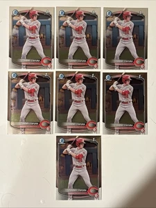 2025 Bowman Sammy Stafura 1st Bowman Chrome Lot x7 Reds - Picture 1 of 1